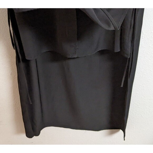 Women's City Chic Black Side Slit Lace Up Sleeveless Dress M/18 - Picture 11 of 13